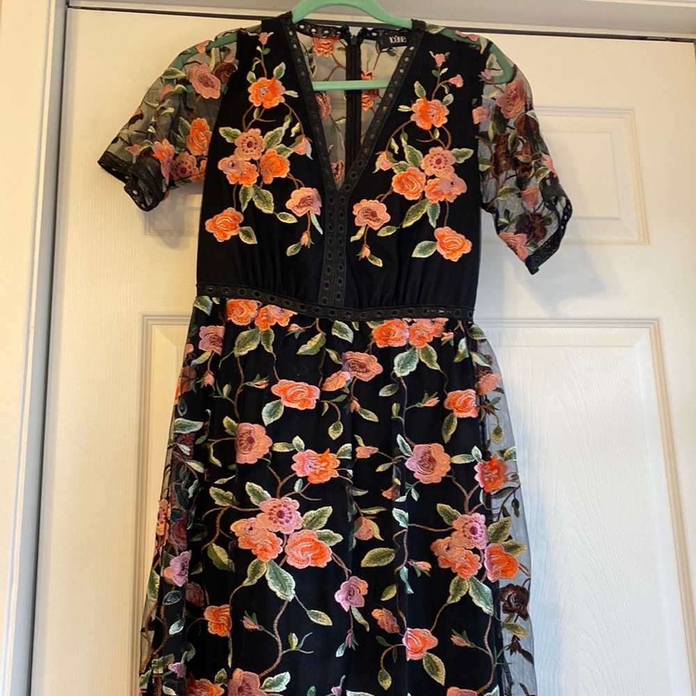 Floral wedding guest dress